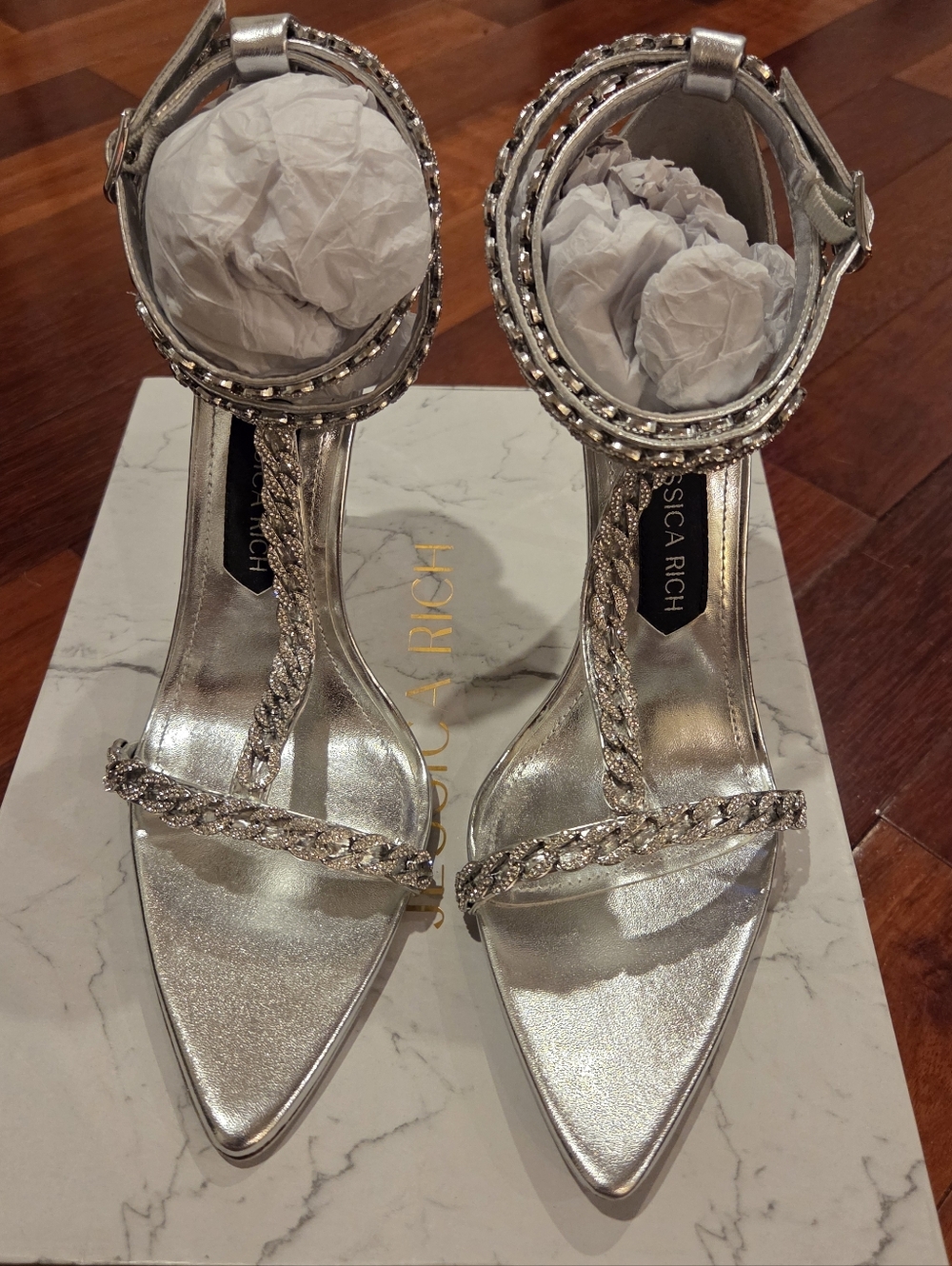 Jessica Rich Luxe Silver Sandal